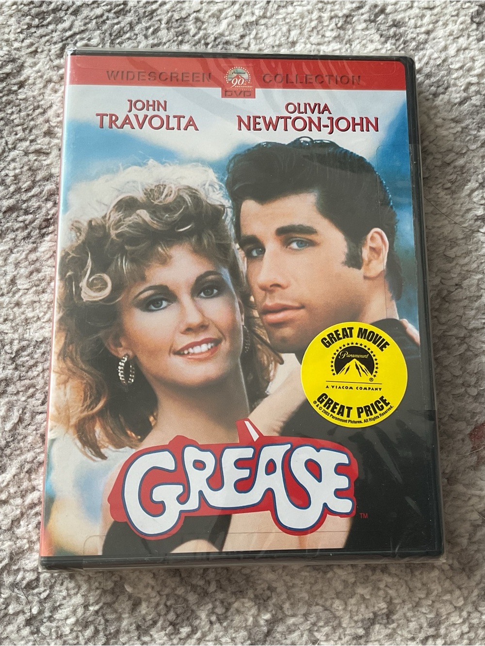 Grease Movie DVD -